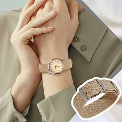 Нейлон часы полос&nbsp;AJEW-WH0596-226J