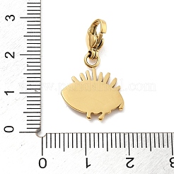 Подвеска из нержавеющей стали 304 со стразами STAS-L283-48G