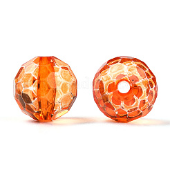 Прозрачные акриловые бусины TACR-S154-10A-01