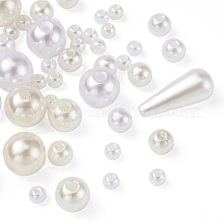 10 стиль абс-пластика и акриловых искусственных жемчужных бусин KY-YW0001-16