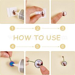 32 шт. 4 стиля 304 нержавеющая сталь ушные гайки STAS-UN0033-26