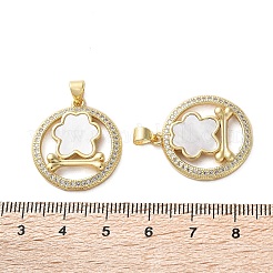 Латунные микро проложить кубического циркония подвески&nbsp;KK-U070-30G