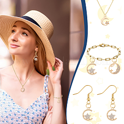 36шт 3 стиля подвески из сплава с кристаллами и стразами ALRI-GA0001-14