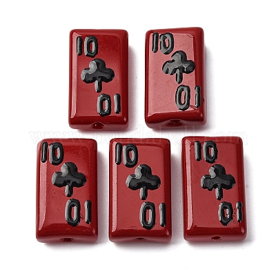 Бусины из стеклянной эмали LAMP-Q045-07D-1