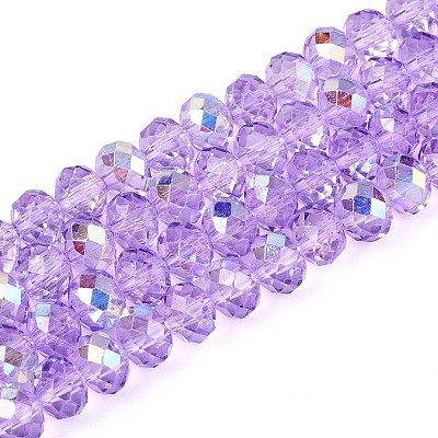 Прозрачные стеклянные бусины EGLA-N016-6mm-03-1