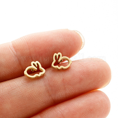 201 серьги-гвоздики из нержавеющей стали&nbsp;FS-WGB18B1-11-1