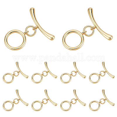 10 сумка латунные застежки-тоглы KK-ME0002-40-1