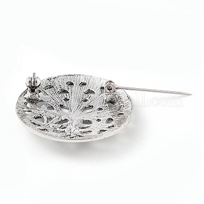 Броши сплава тибетский стиль JEWB-O016-03A-AS-1