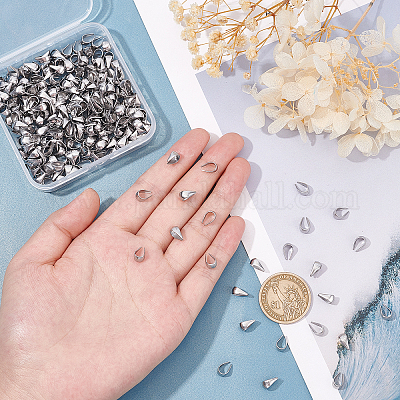 300 шт. защелкивающиеся дужки из нержавеющей стали 304 STAS-UN0034-86-1