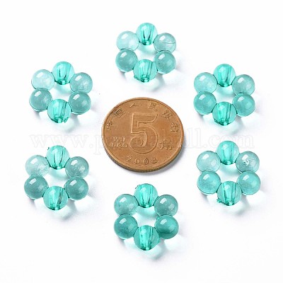 Прозрачные акриловые бусинки кадров&nbsp;TACR-S153-01A-68-1