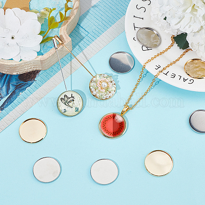 40 шт. 2-х цветные чашки из нержавеющей стали 304 с гладкими краями STAS-SC0009-11-1