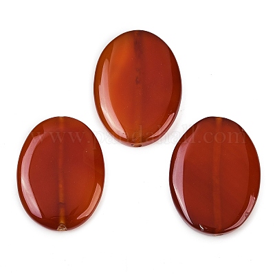 Натуральные бусины из сердолика (окрашенные и нагретые) G-S393-08-1