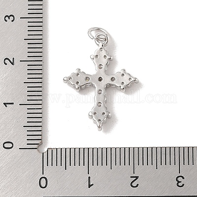 Стойки обшивки латунь микро проложить Циркон подвеску KK-Z047-08P-01-RS-1