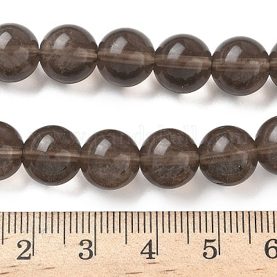 Натуральные ледяные обсидиановые бусинки G-P590-A01-10mm-01-1