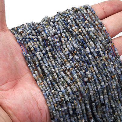 Натуральный кианитовые бисер пряди G-RM2025-C05-A-1