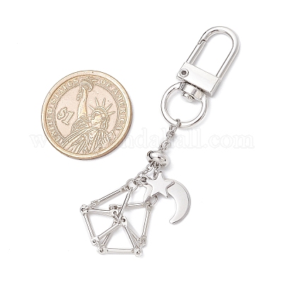 Латунный мешочек макраме пустой держатель для камня кулон украшение HJEW-JM03305-1