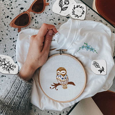 Эскиз водорастворимого средства для вышивания ПВА DIY-WH0514-026-1