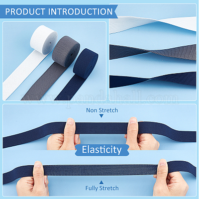 20м 10-х цветная плоская эластичная резинка EC-BC0001-54-1