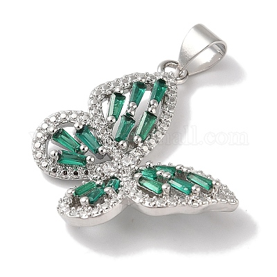 Подвески из латуни и кубического циркония KK-L216-014P-02-1