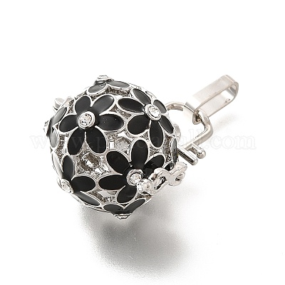 Подвески из бисера со стразами из сплава ENAM-M047-04P-A-1