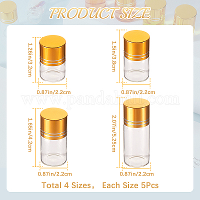 20 шт. 4 контейнера для стеклянных бусин MRMJ-CP0001-22A-1