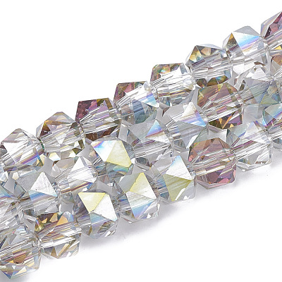 Гальванические стеклянные бусины&nbsp;EGLA-T007-01D-1