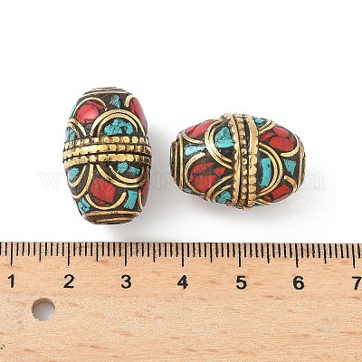 Индонезийские бусины ручной работы KK-H075-01AG-02-1