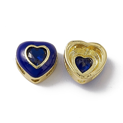 Стойки обшивки латунь кубического циркония бусы KK-C007-16G-03-1