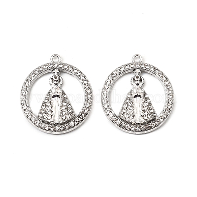 Подвески из сплава и страза FIND-B051-04P-1