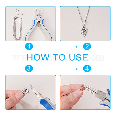 Защелкивающиеся дужки и наконечники из нержавеющей стали 304 STAS-UN0018-50S-1