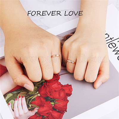 Популярные регулируемые парные кольца из стерлингового серебра 925 пробы JR245B-1