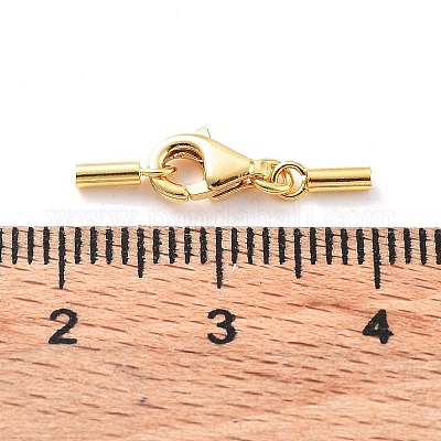 925 стерлингового серебра застежкой омар коготь STER-P055-03A-G-1