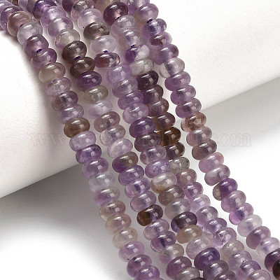Природный аметист нитей бисера G-Z110-B36-2x4mm-1