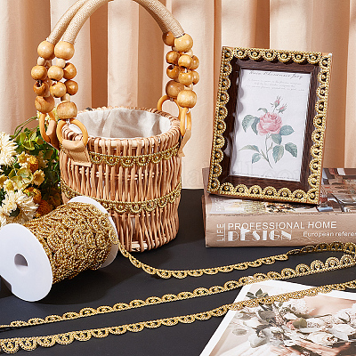 Отделка из бисера из абс-пластика OCOR-WH0066-89B-1