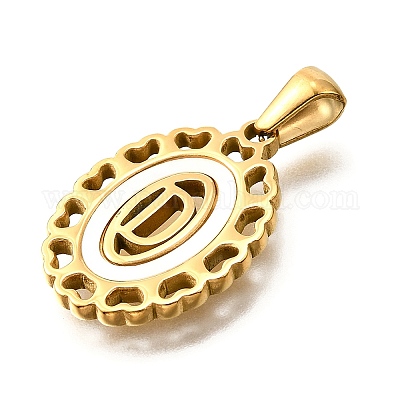 Подвески из нержавеющей стали 304 золотистого цвета STAS-K300-02G-D-1