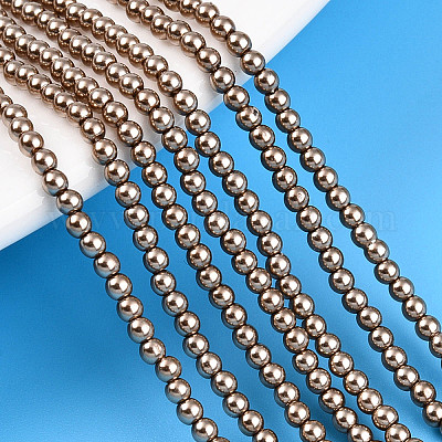 Выпечка из окрашенного перламутрового стекла жемчужные бусинки HY-N002-2mm-A06-1