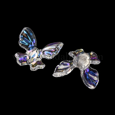 Кабошоны из радужной смолы CRES-R459-02F-1