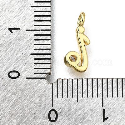 Латунные микро проложить кубического циркония подвески KK-B132-12G-I-1