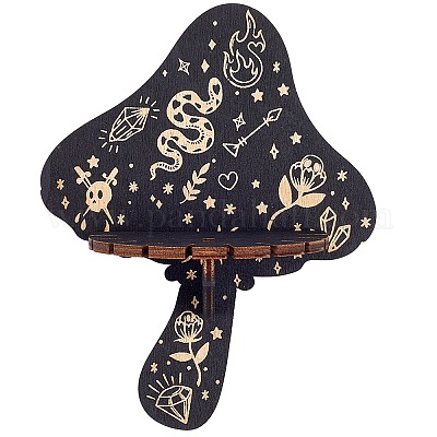 Держатели маятника для биолокации из древесины тополя AJEW-WH0377-021-1