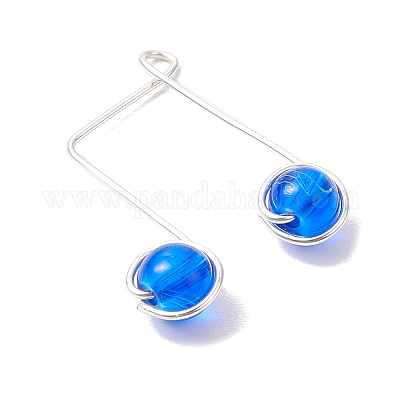 Подвески из прозрачного стекла с медной проволокой PALLOY-JF03213-1