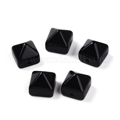 Природные обсидиана бусы G-N345-02A-01-1