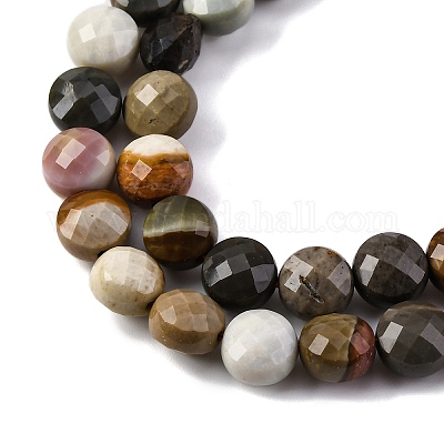 Океан Природный яшмы бисер нитей G-C179-A09-03-1