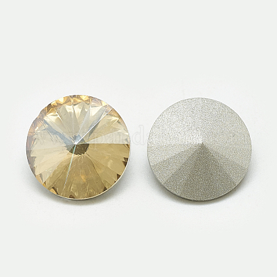 Заостренные заднее стекло горный хрусталь кабошоны RGLA-T086-6mm-06-1