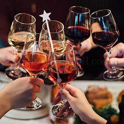 30 шт. 3 стильные прозрачные акриловые палочки для перемешивания TACR-NB0001-30A-1