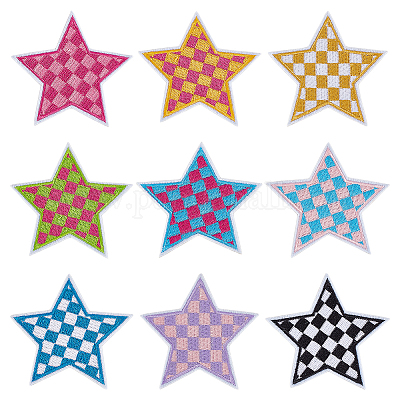 3 комплект полиэстеровой ткани для вышивки и пришивания аппликаций PATC-FG0002-52-1