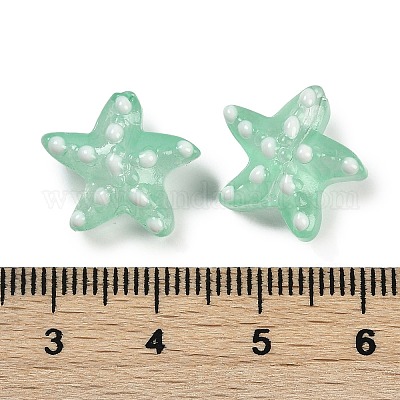 Бусы лэмпворк ручной работы LAMP-I027-09C-1