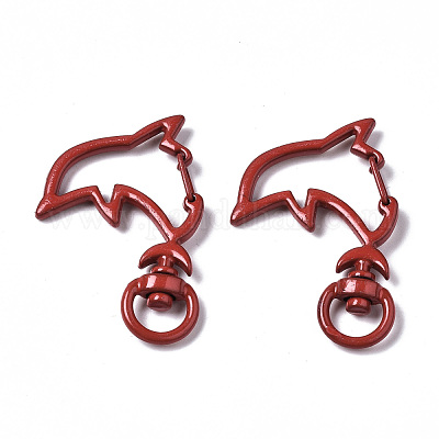 Окрашенные распылением сплавы с поворотными застежками-карабинами PALLOY-T080-08-NR-1