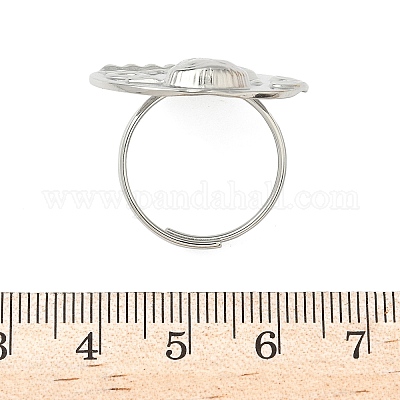 Регулируемые кольца из нержавеющей стали 304 для женщин RJEW-K298-01P-1