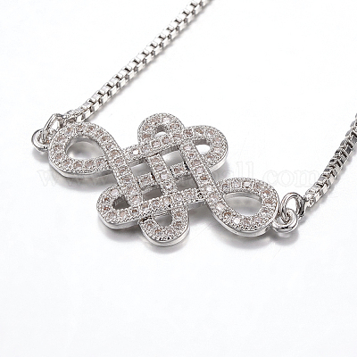 Регулируемые латунные браслеты из микропаве из циркония и боло BJEW-F297-49P-1