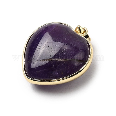 Подвески из натурального аметиста  G-B149-10G-07-1